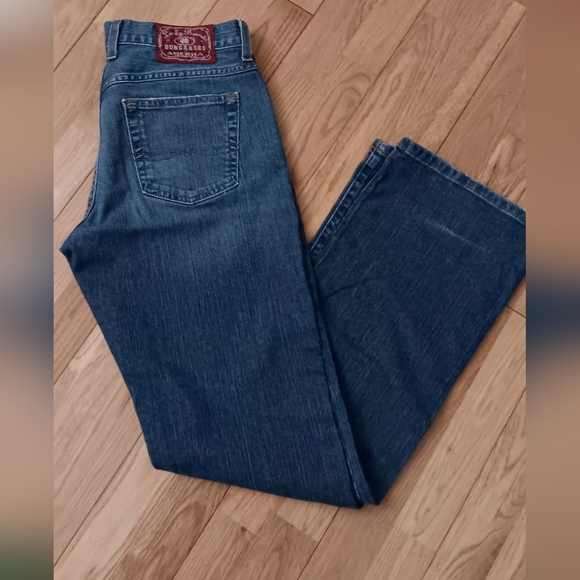 Lucky Brand Classic fit cotton blend Dark Blue Boot Cut Jeans - Picture 4 of 4